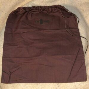 The Original Car Shoe brown high quality cotton drawstring dust bag